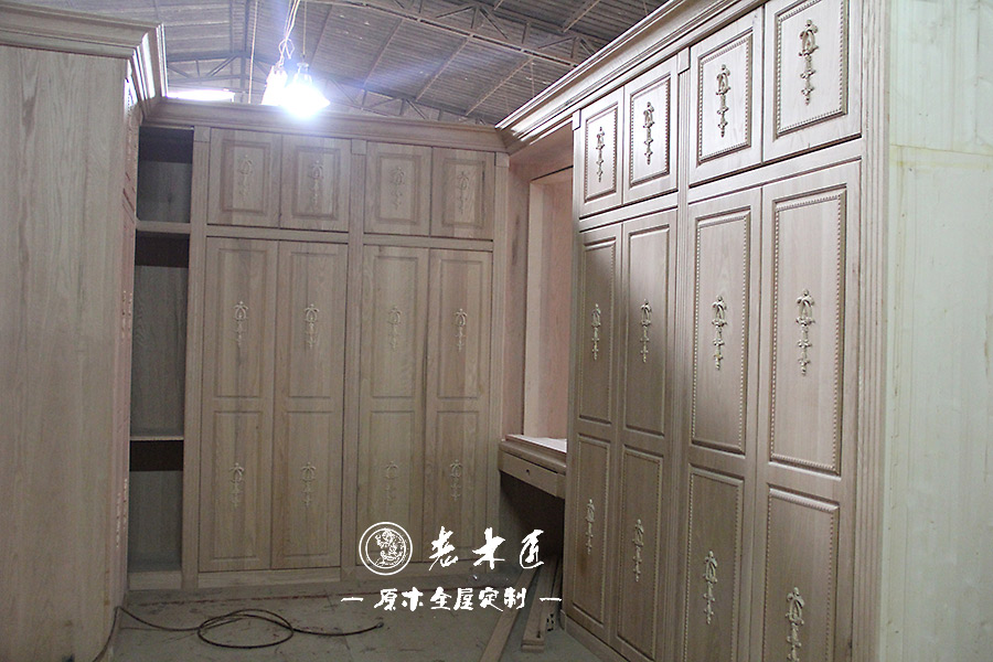 老木匠原木衣柜圖片