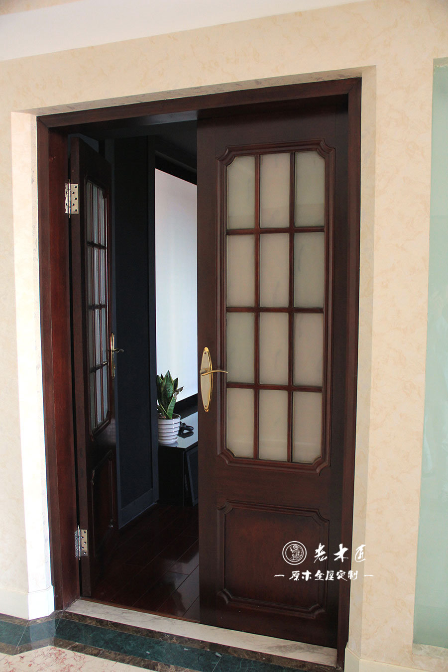 原木木門定制效果圖