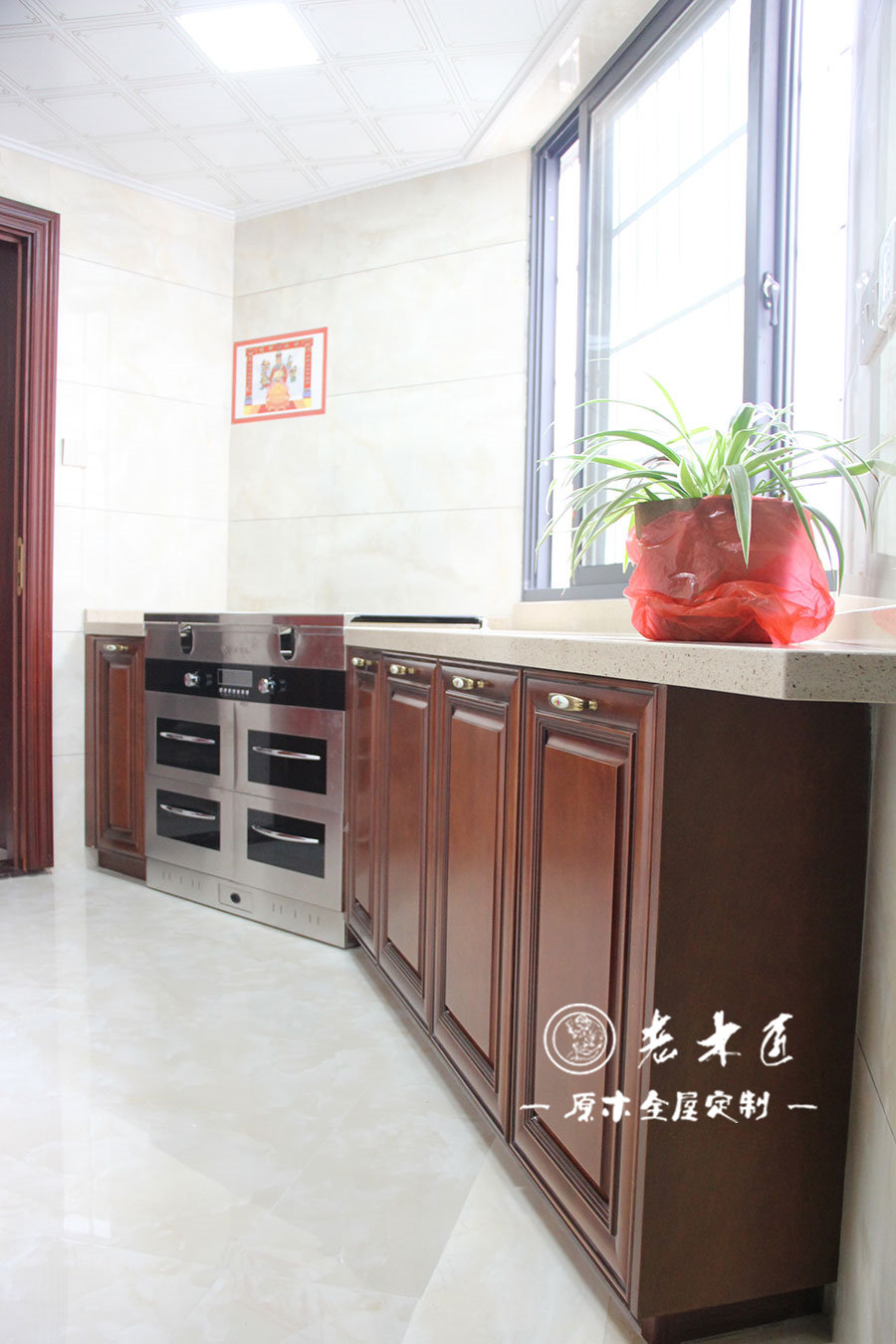 原木廚房櫥柜裝修效果圖