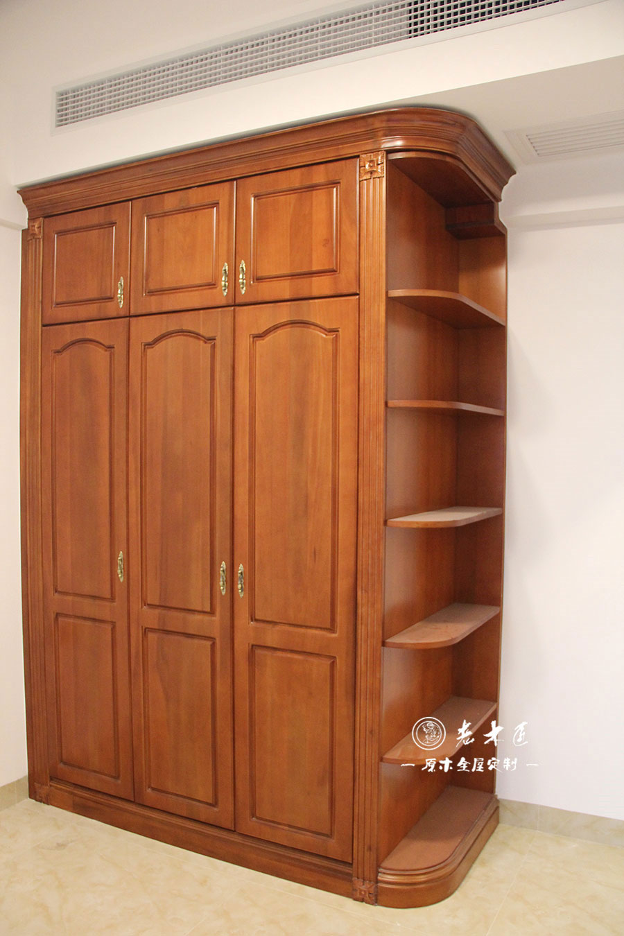 原木衣柜裝修效果圖