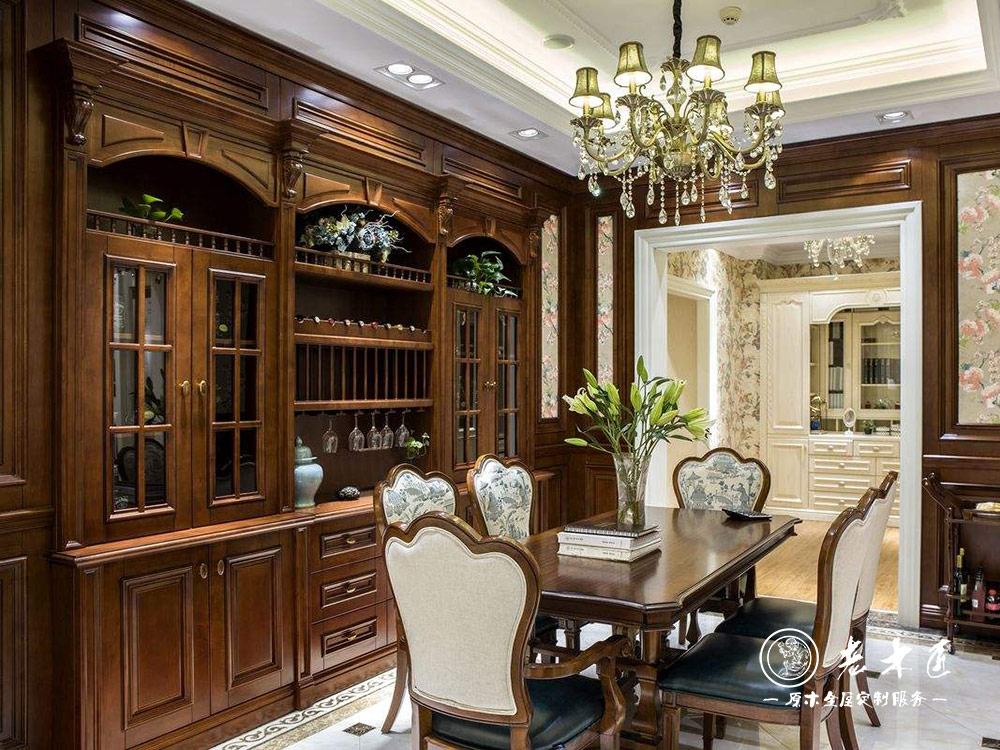 餐邊柜效果圖 歐式餐邊柜效果圖