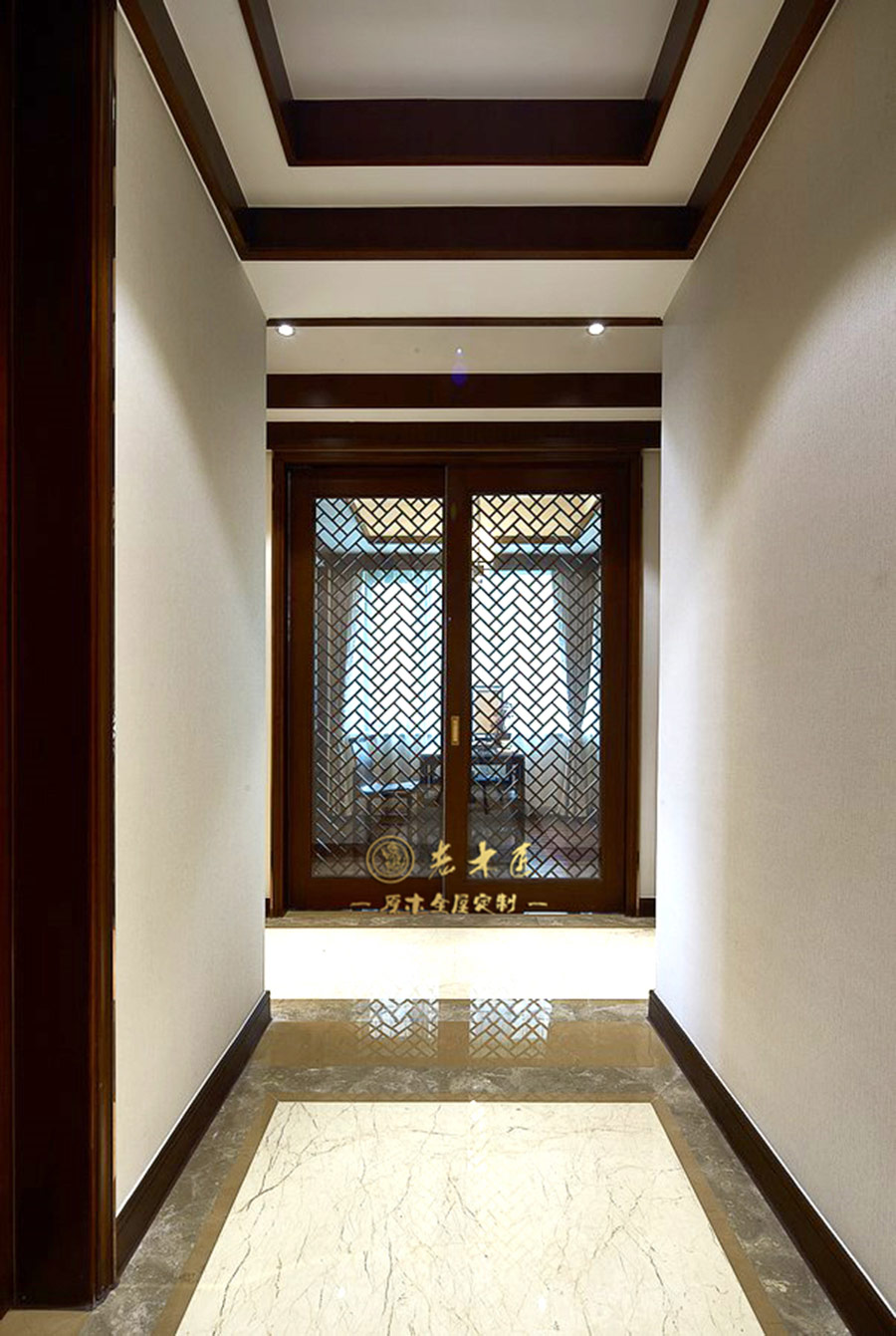 新中式原木全屋定制效果圖