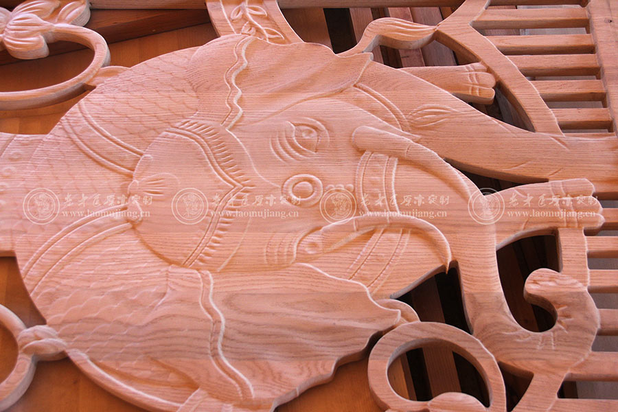 老木匠原木屏風(fēng)花格