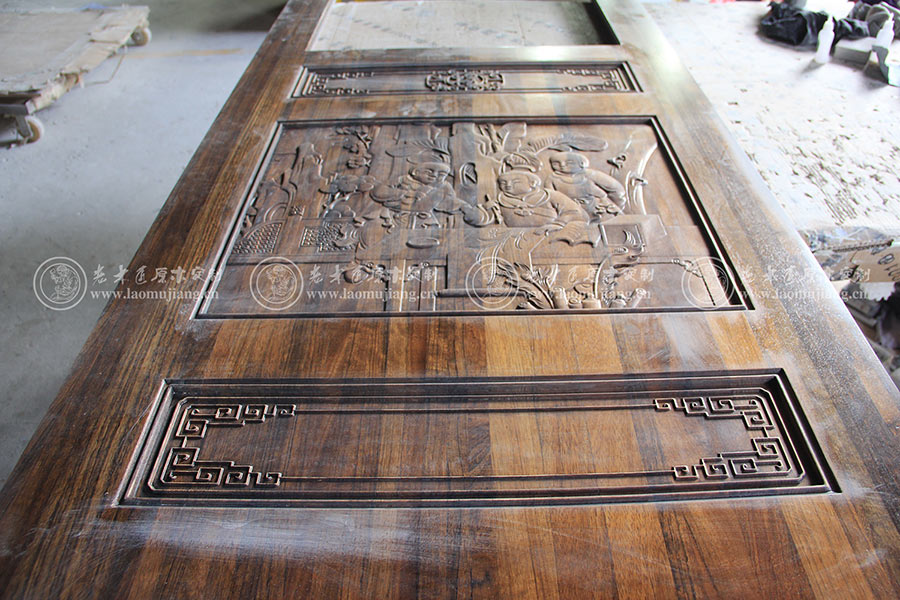 老木匠原木屏風(fēng)花格