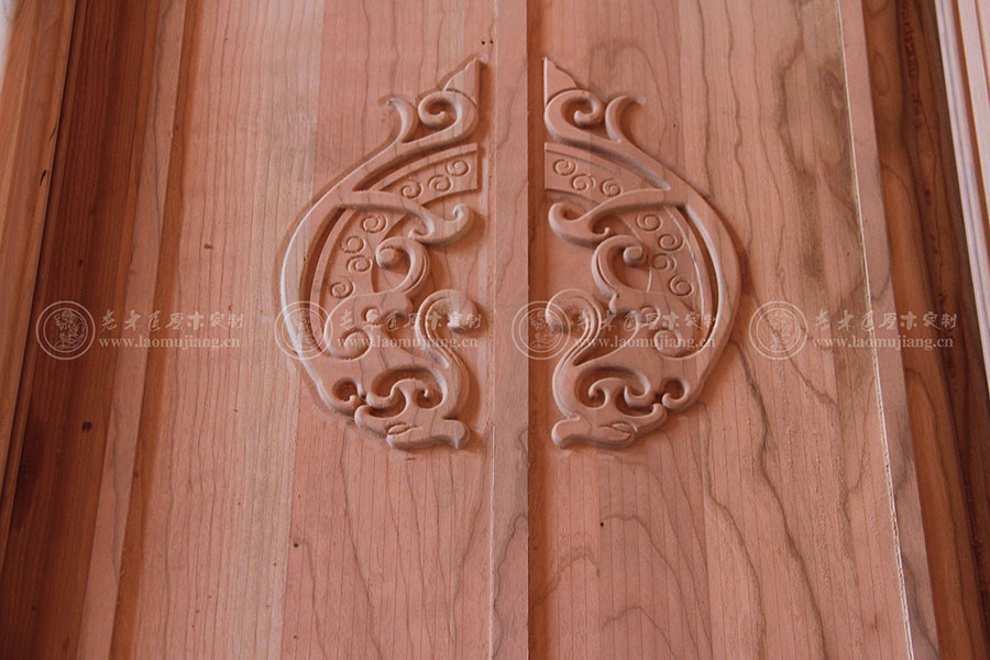 老木匠原木門