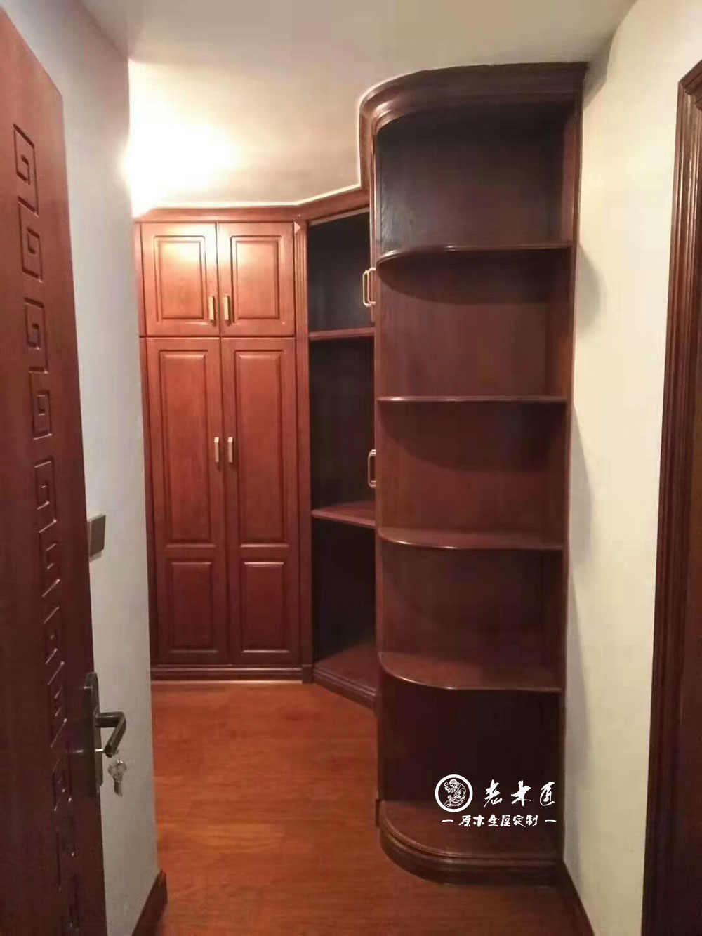 新中式原木整裝定制效果圖