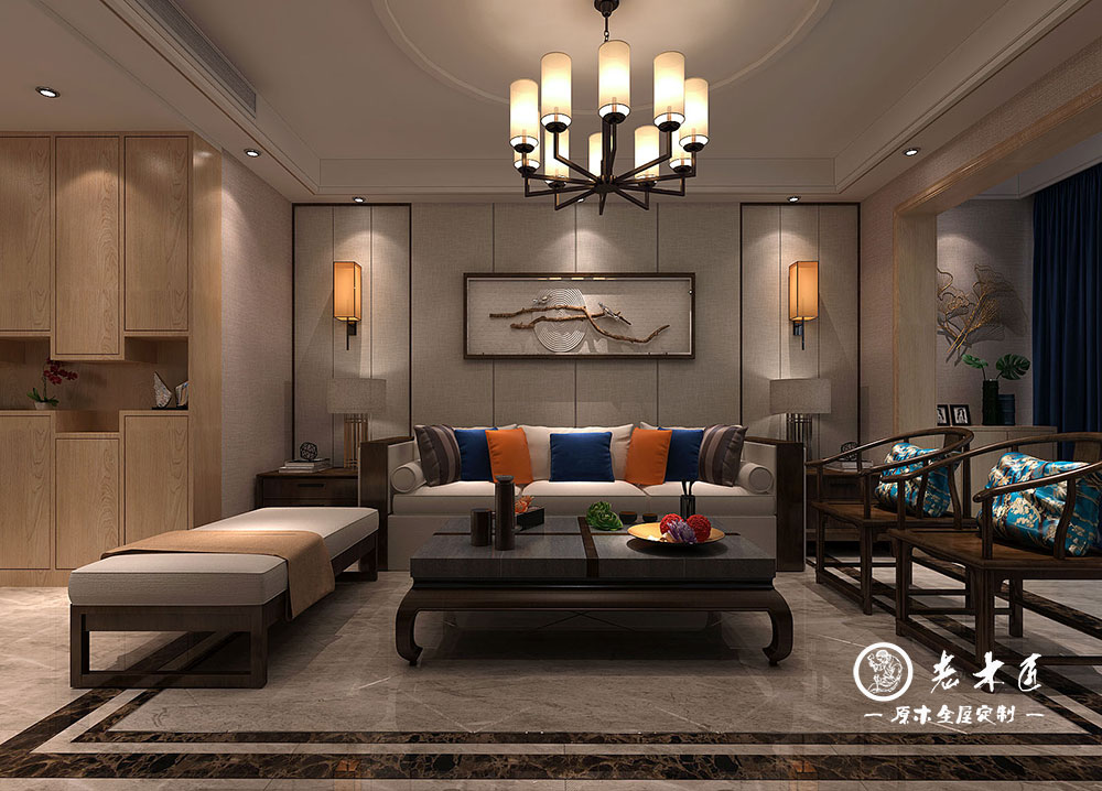 現(xiàn)代新中式裝修效果圖