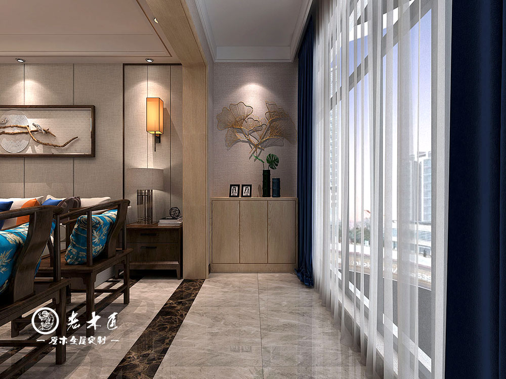 現(xiàn)代新中式裝修效果圖