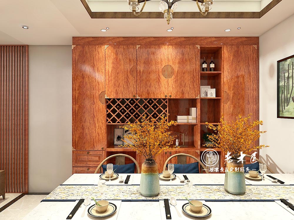 新中式全屋定制效果圖