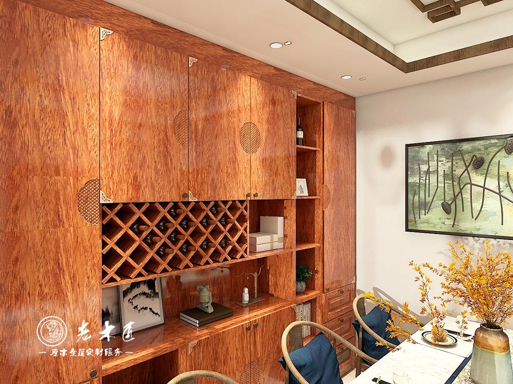 新中式全屋定制效果圖