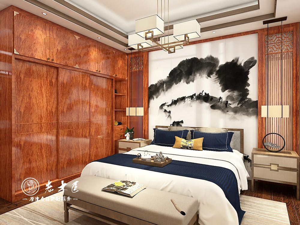 新中式全屋定制效果圖