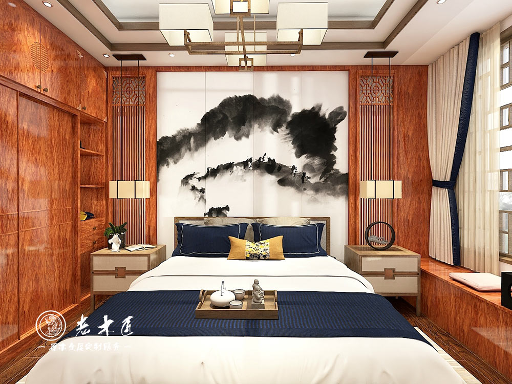 新中式全屋定制效果圖