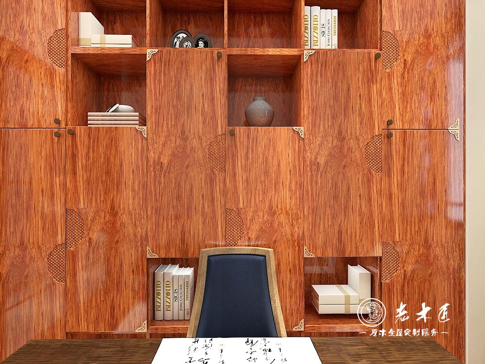 新中式全屋定制效果圖