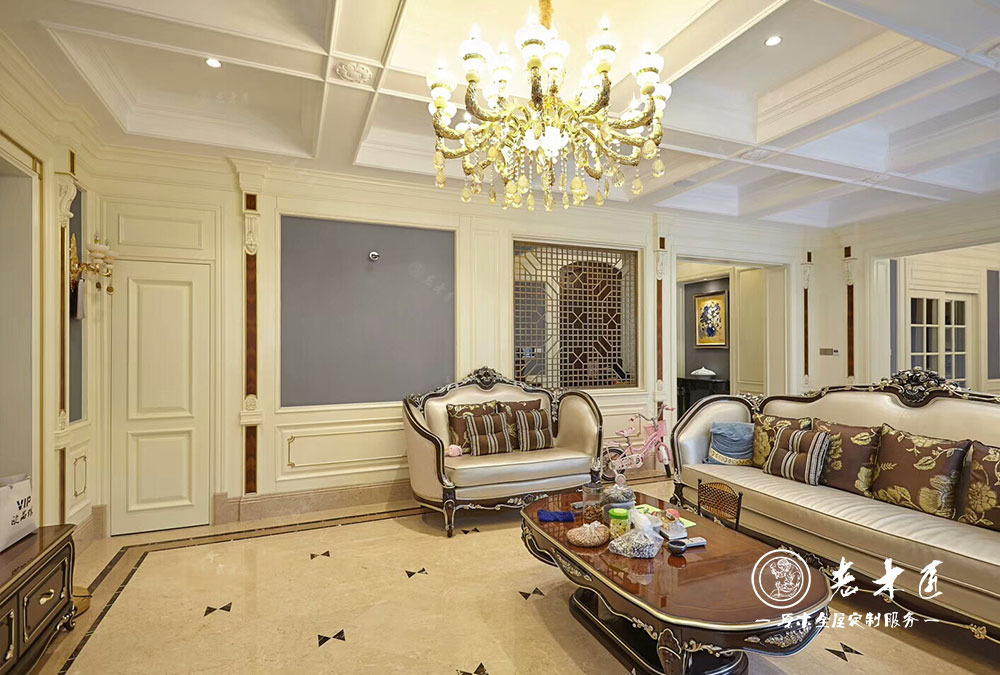 歐式別墅實(shí)木全屋定制效果圖