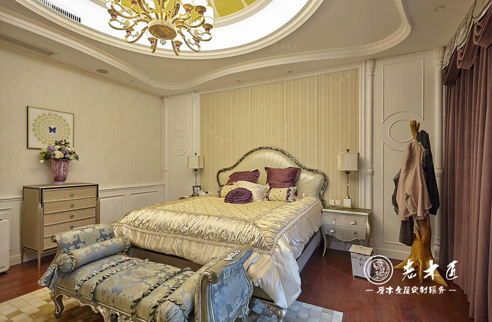 歐式別墅實(shí)木全屋定制效果圖