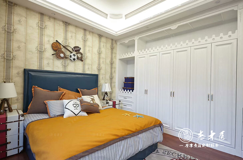 歐式別墅實(shí)木全屋定制效果圖