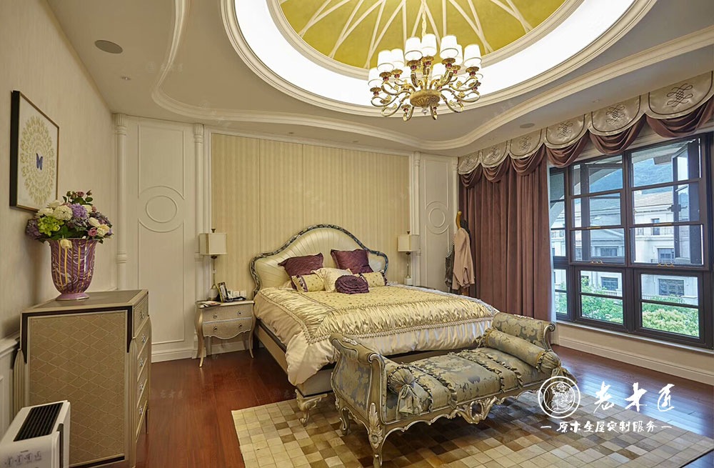 歐式別墅實(shí)木全屋定制效果圖