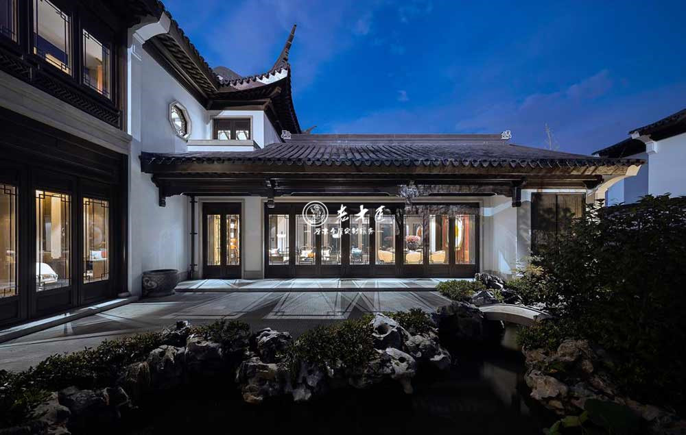 中式原木整裝效果圖