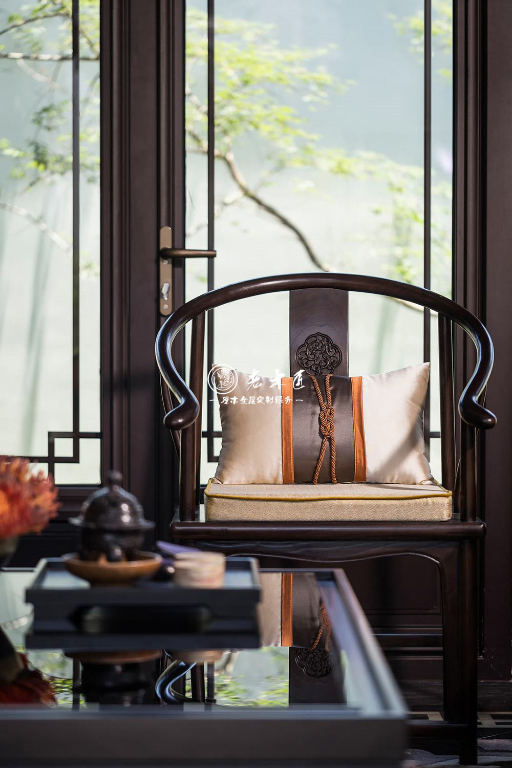 中式原木整裝效果圖