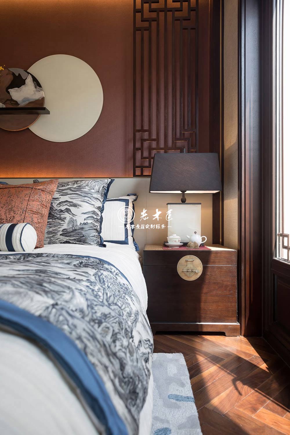 中式原木整裝效果圖