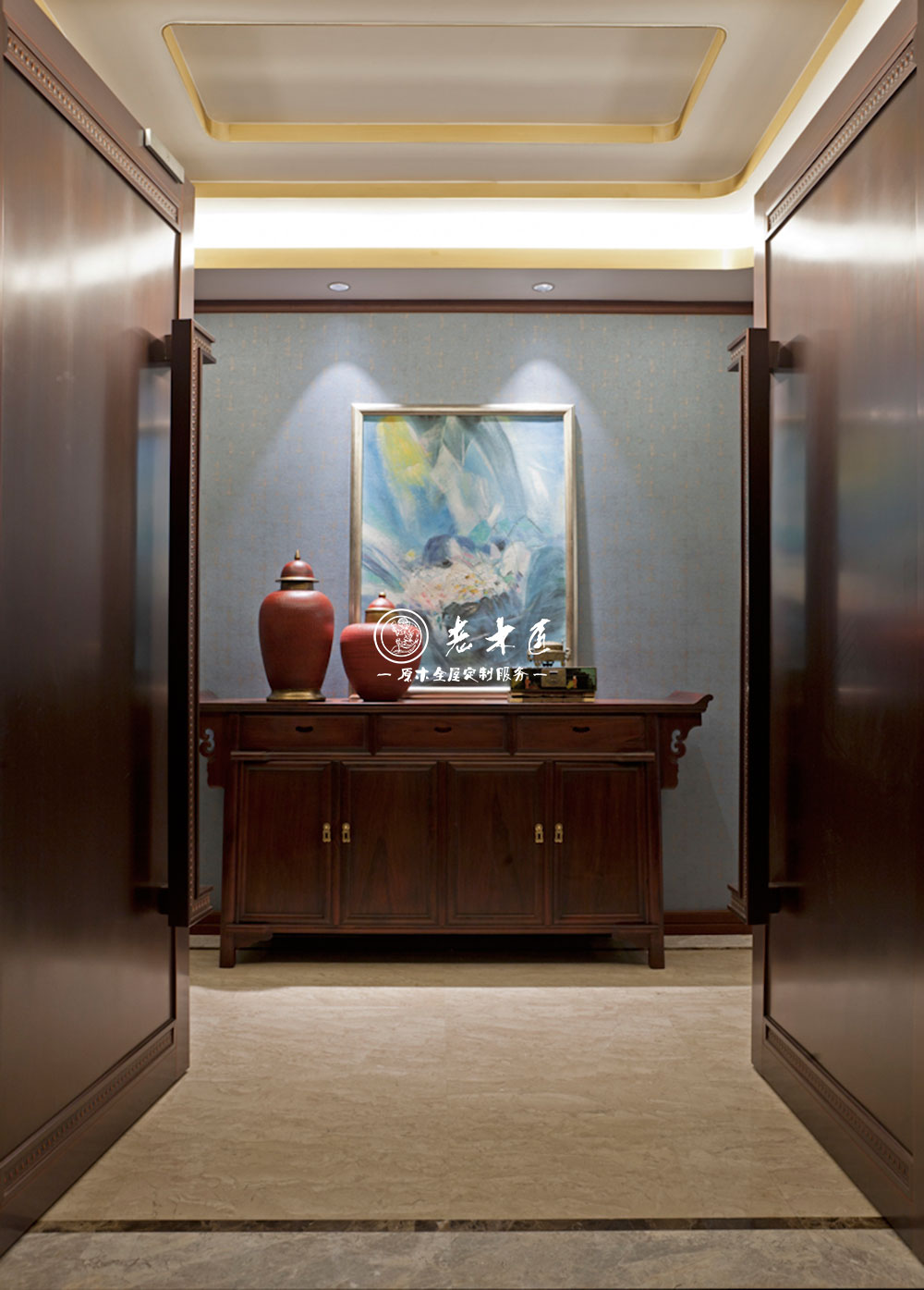 新中式原木全屋定制