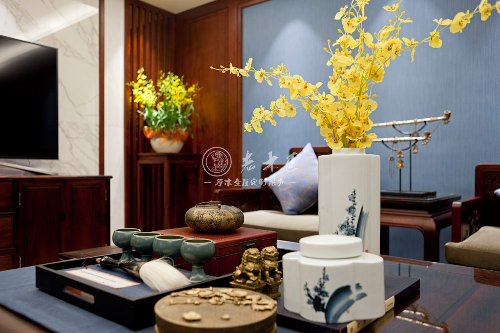 新中式原木全屋定制