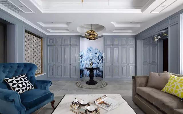 高級(jí)灰美式原木家居