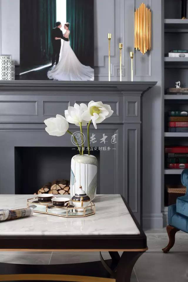 高級(jí)灰美式原木家居