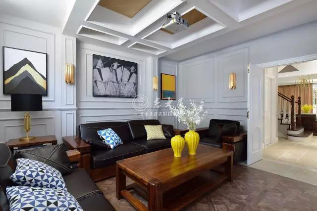 高級(jí)灰美式原木家居