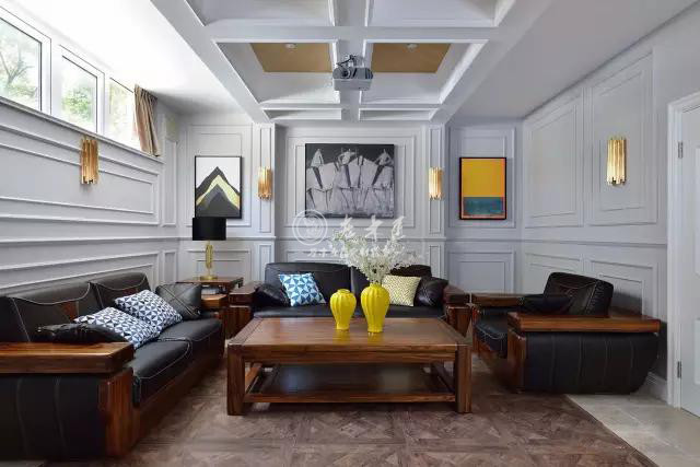 高級(jí)灰美式原木家居