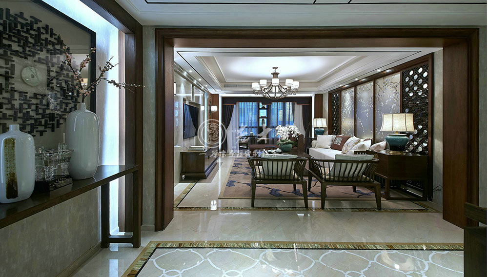 現(xiàn)代新中式原木全屋定制