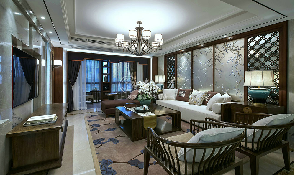 現(xiàn)代新中式原木全屋定制