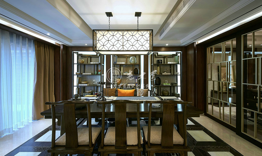 現(xiàn)代新中式原木全屋定制