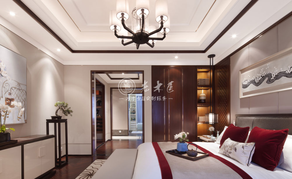 新中式原木全屋定制