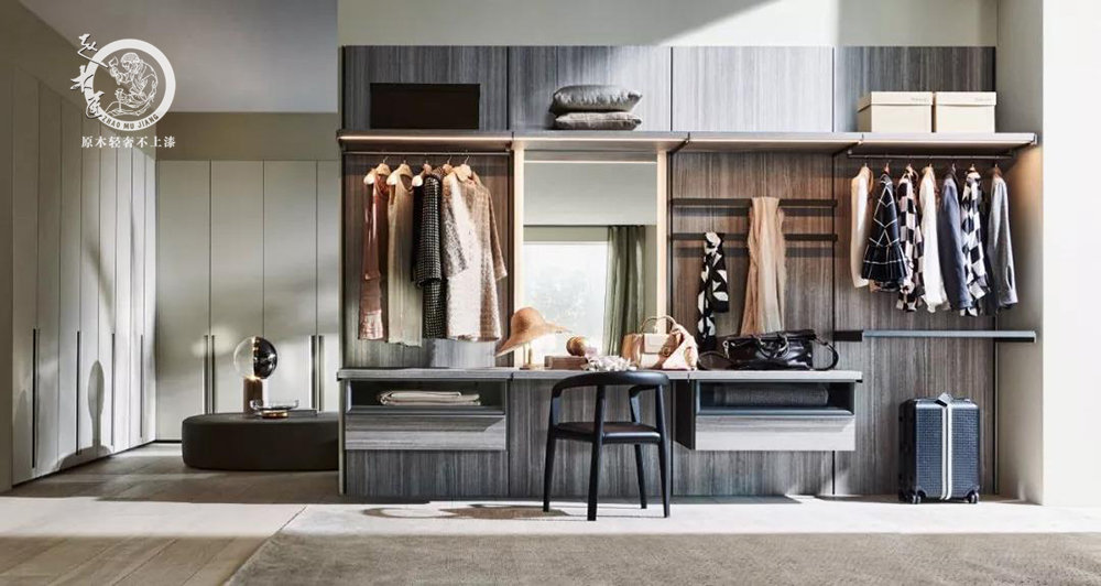 極簡(jiǎn)輕奢衣帽間效果圖