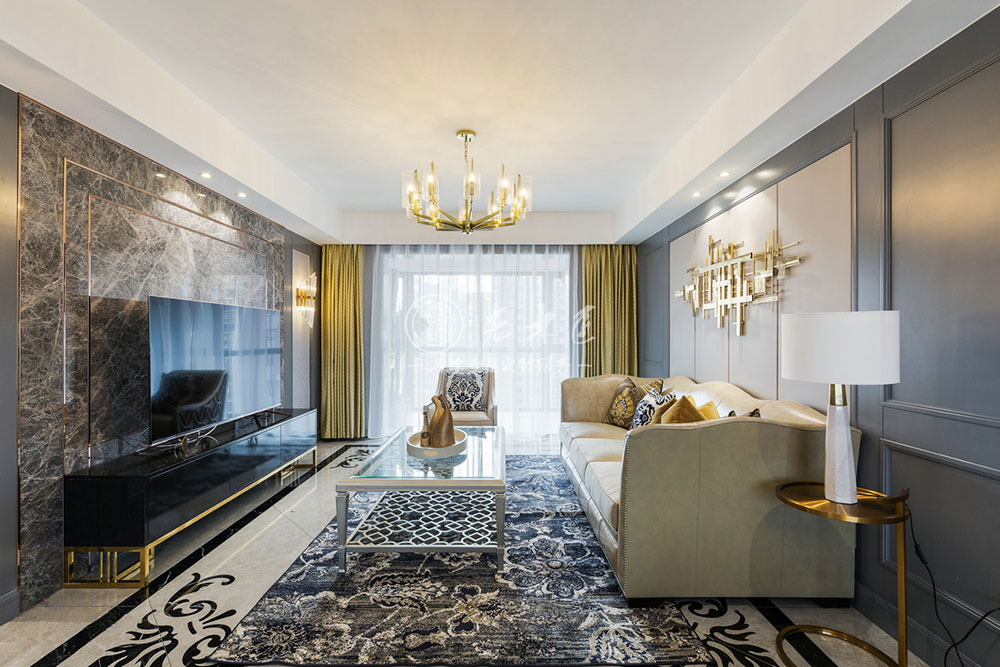 高級灰歐式實木家裝