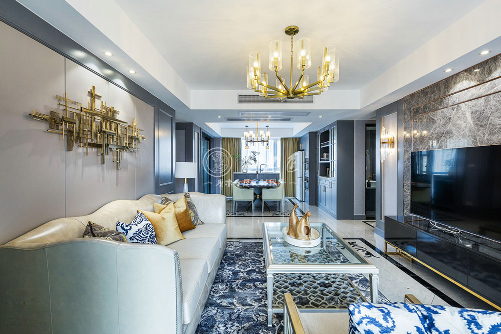 高級灰歐式實木家裝