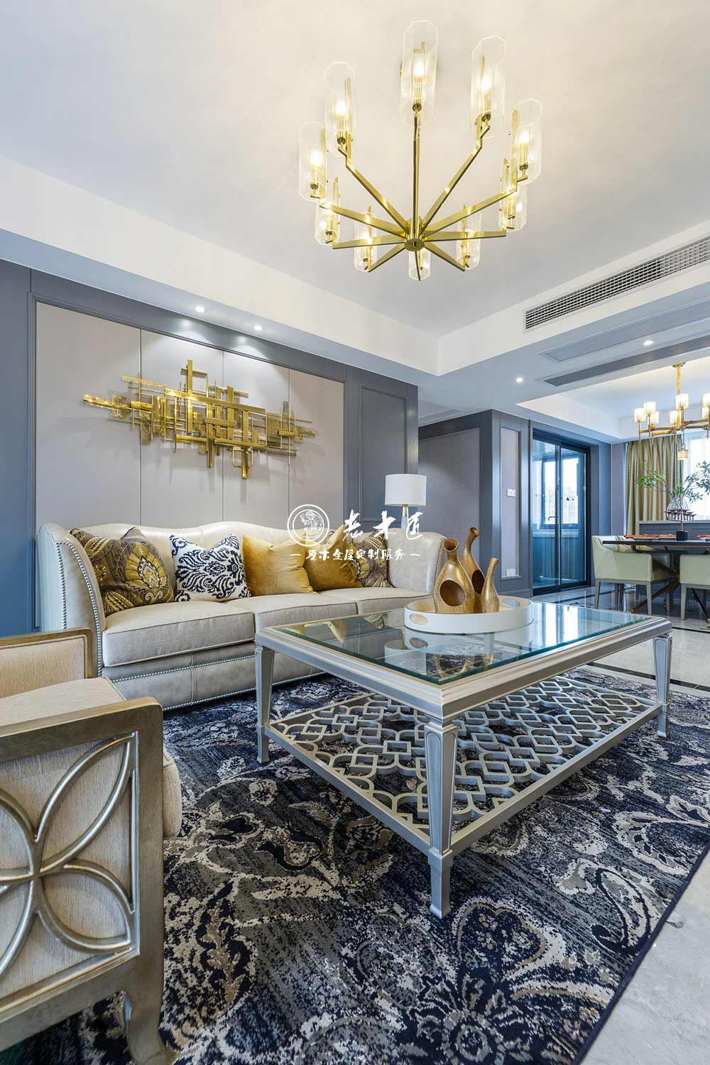 高級灰歐式實木家裝