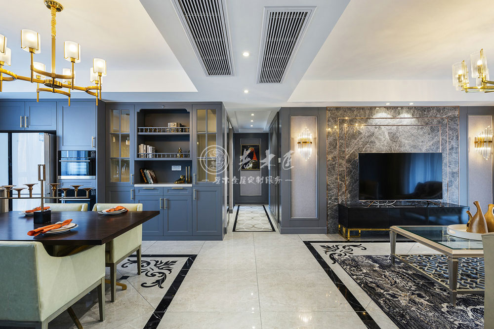 高級灰歐式實木家裝