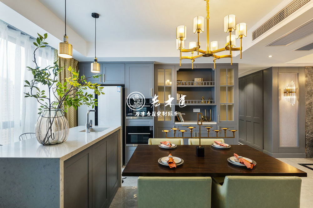 高級灰歐式實木家裝