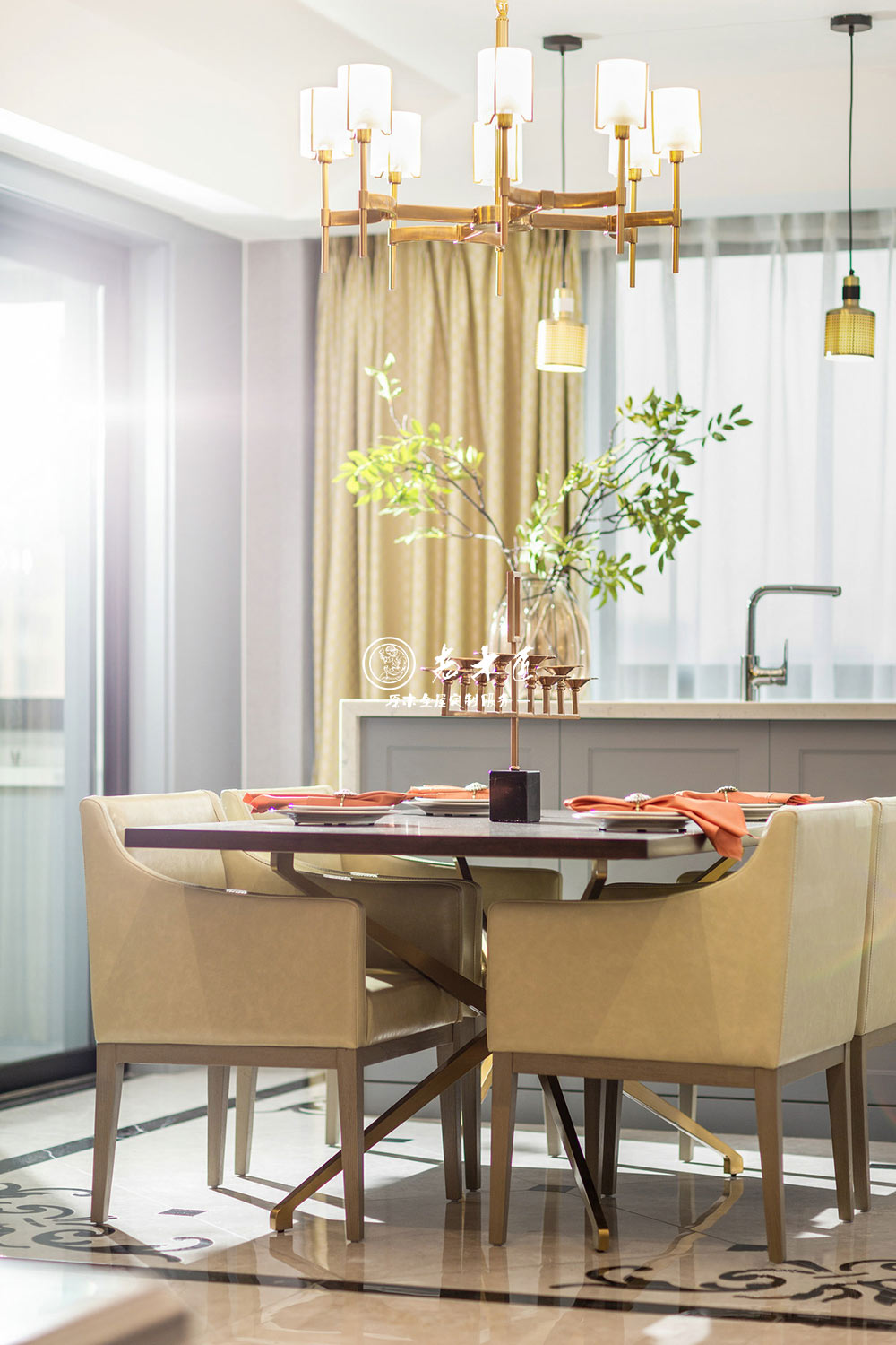 高級灰歐式實木家裝