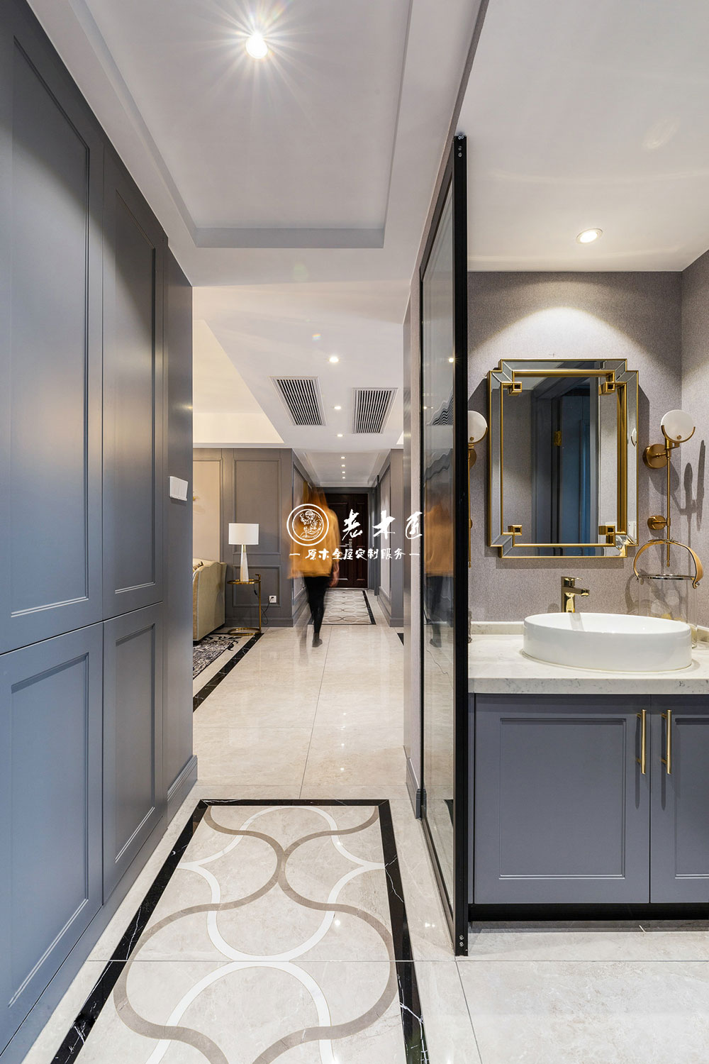 高級灰歐式實木家裝