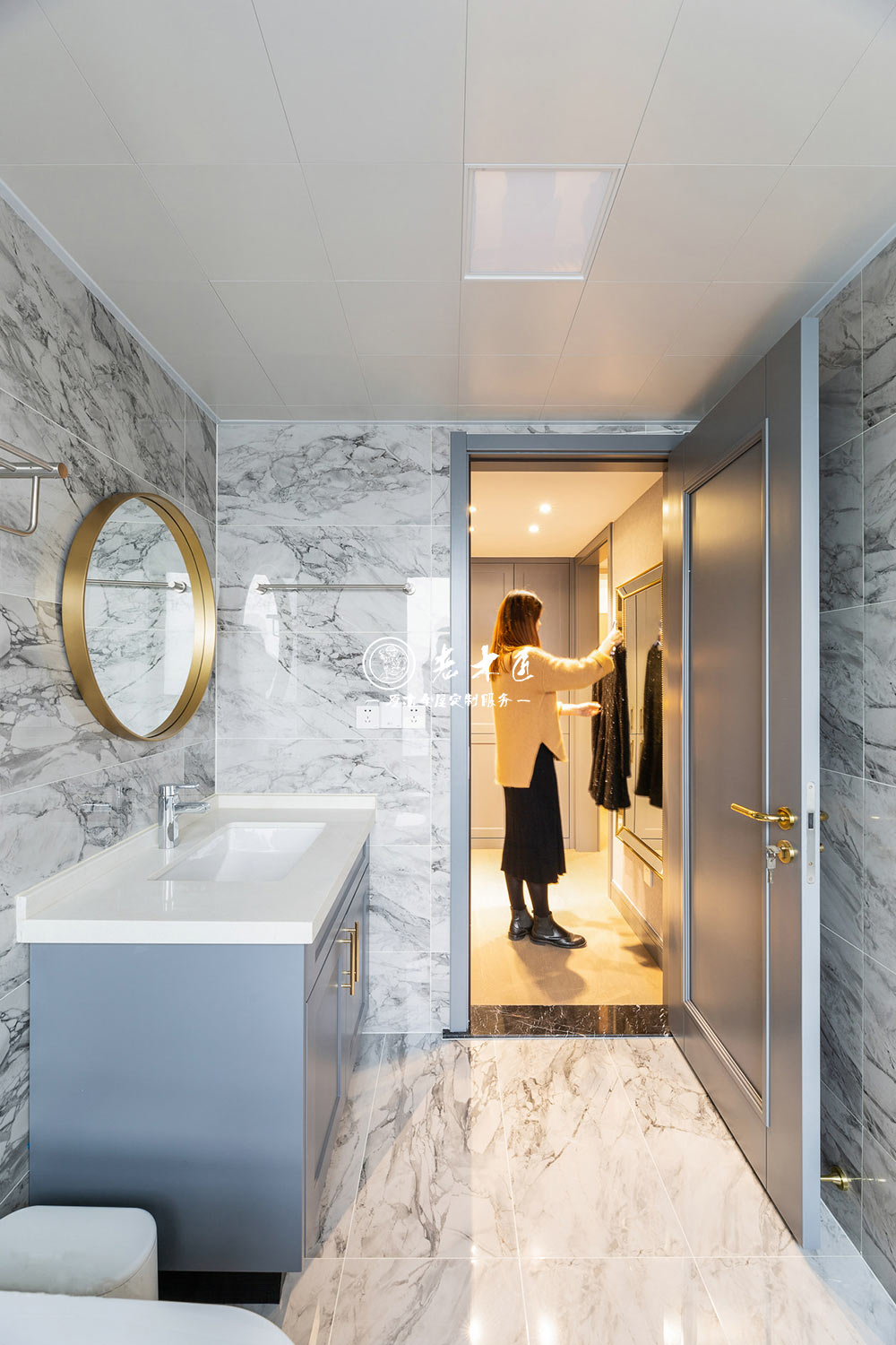 高級灰歐式實木家裝