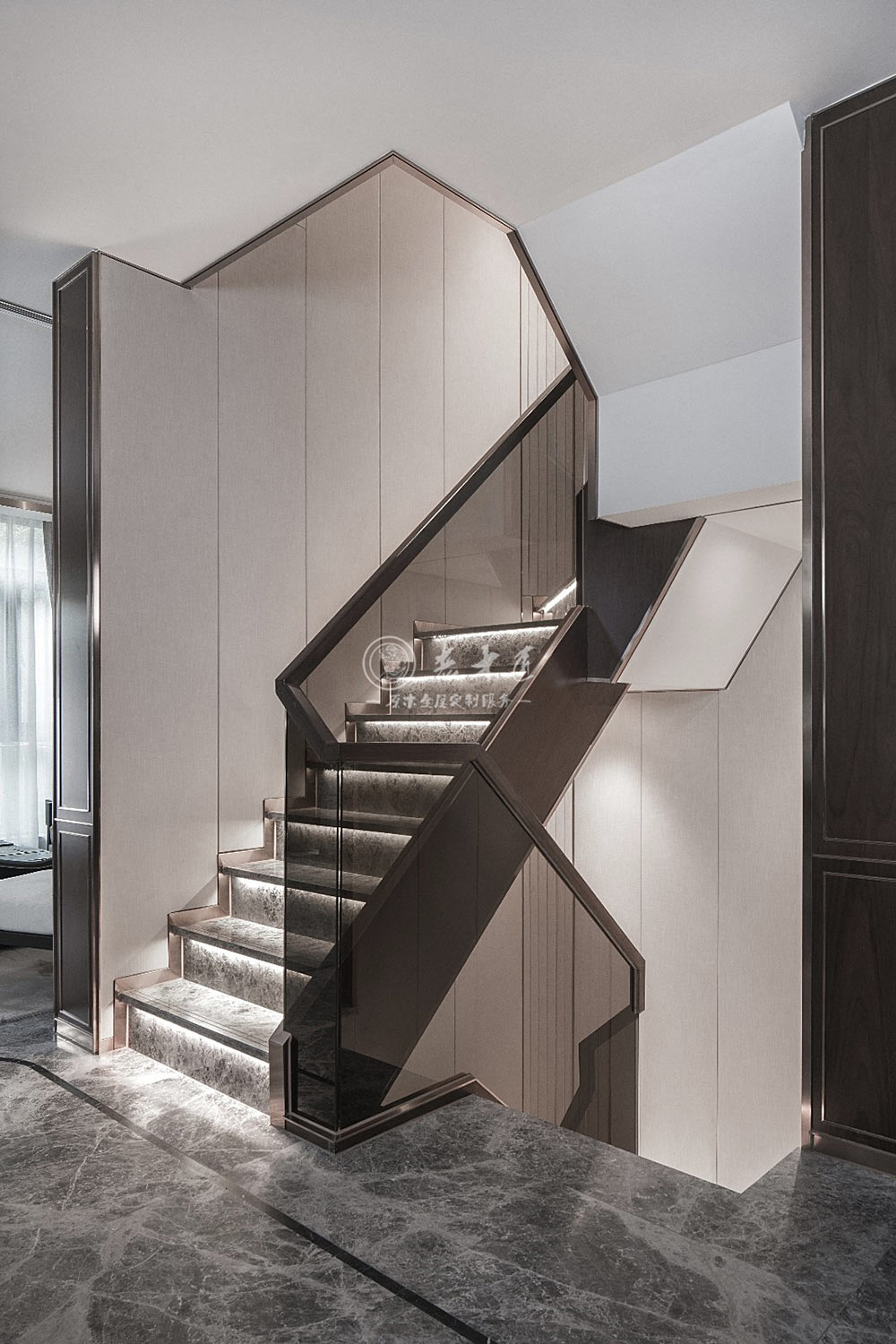 現(xiàn)代新中式別墅原木定制