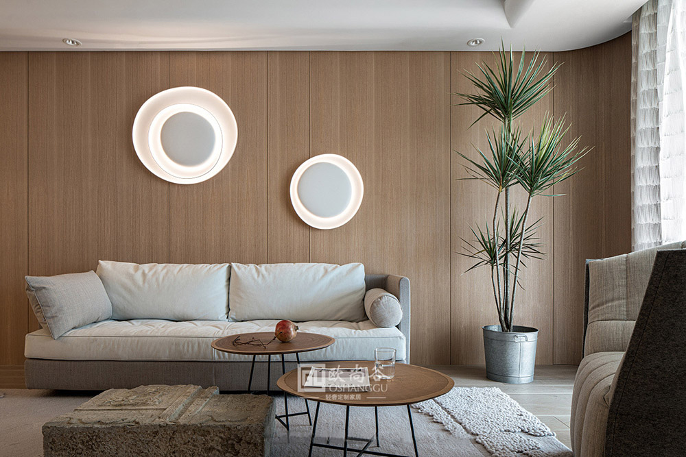 原木輕奢木飾面家居