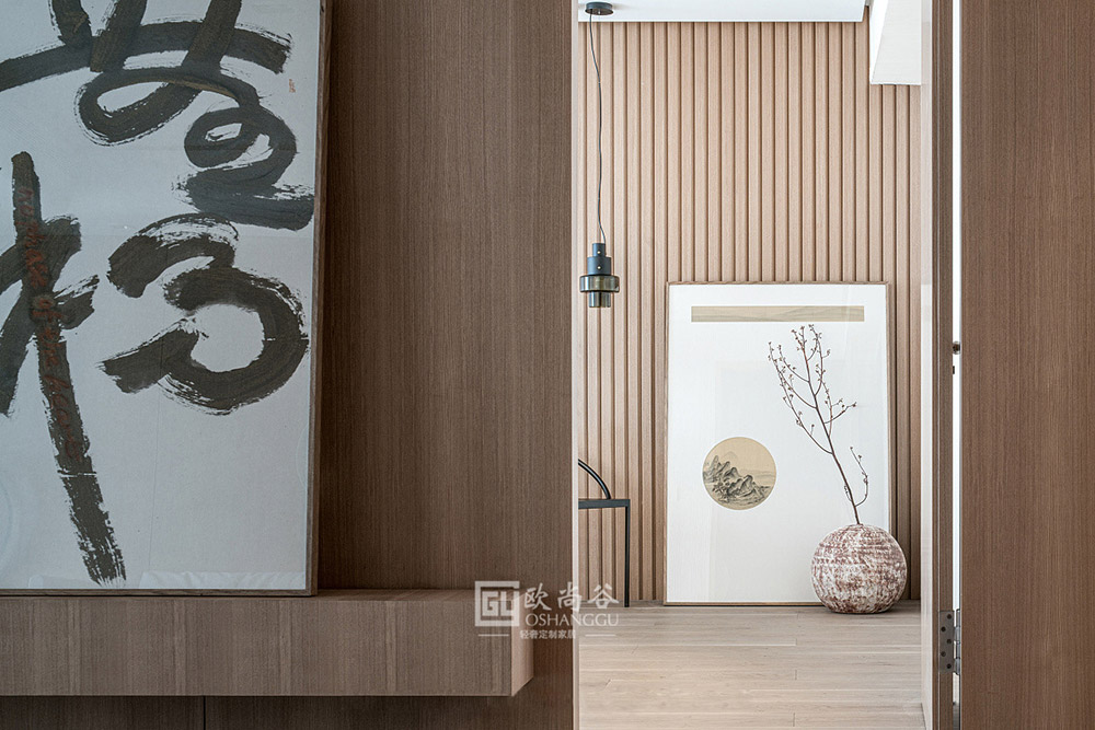 原木輕奢木飾面家居