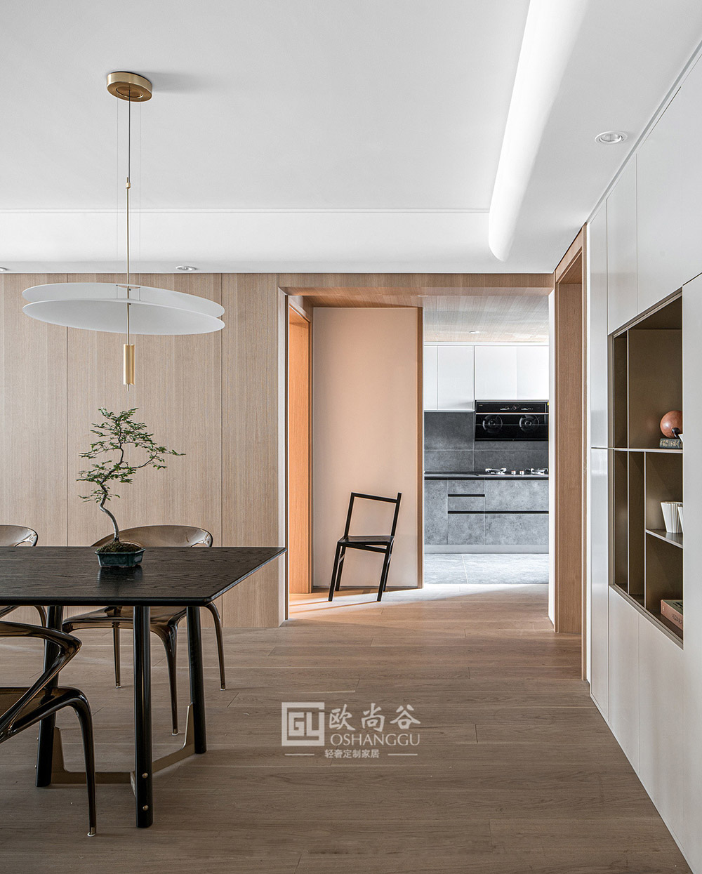 原木輕奢木飾面家居