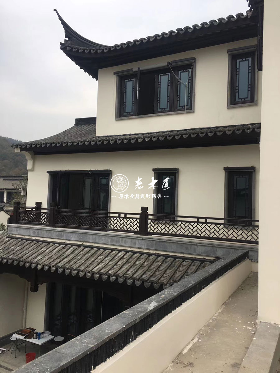 中式別墅原木全屋定制