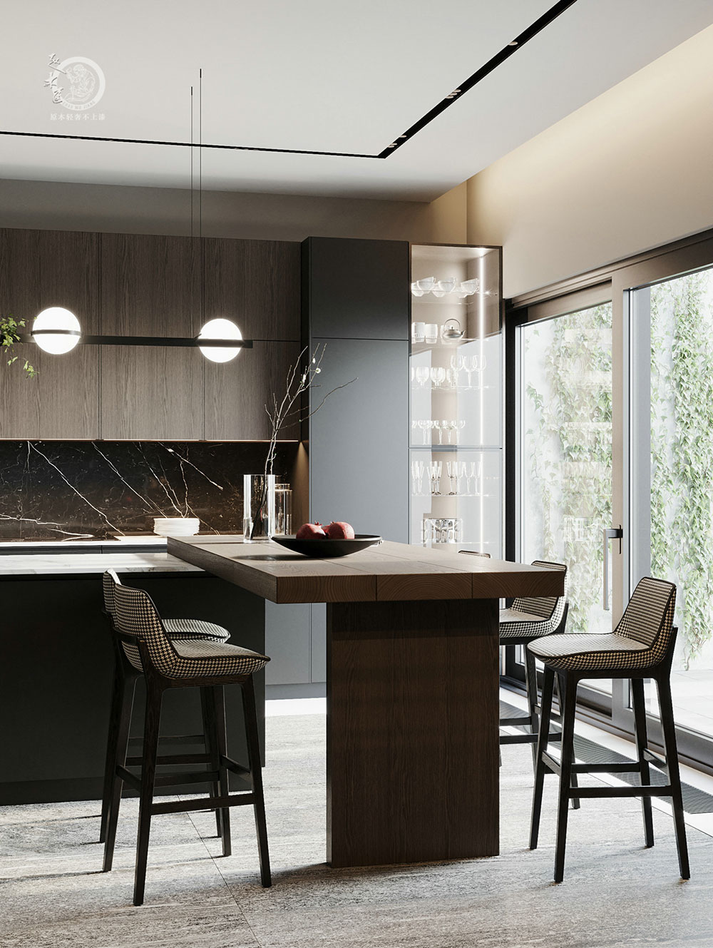 輕奢廚房定制