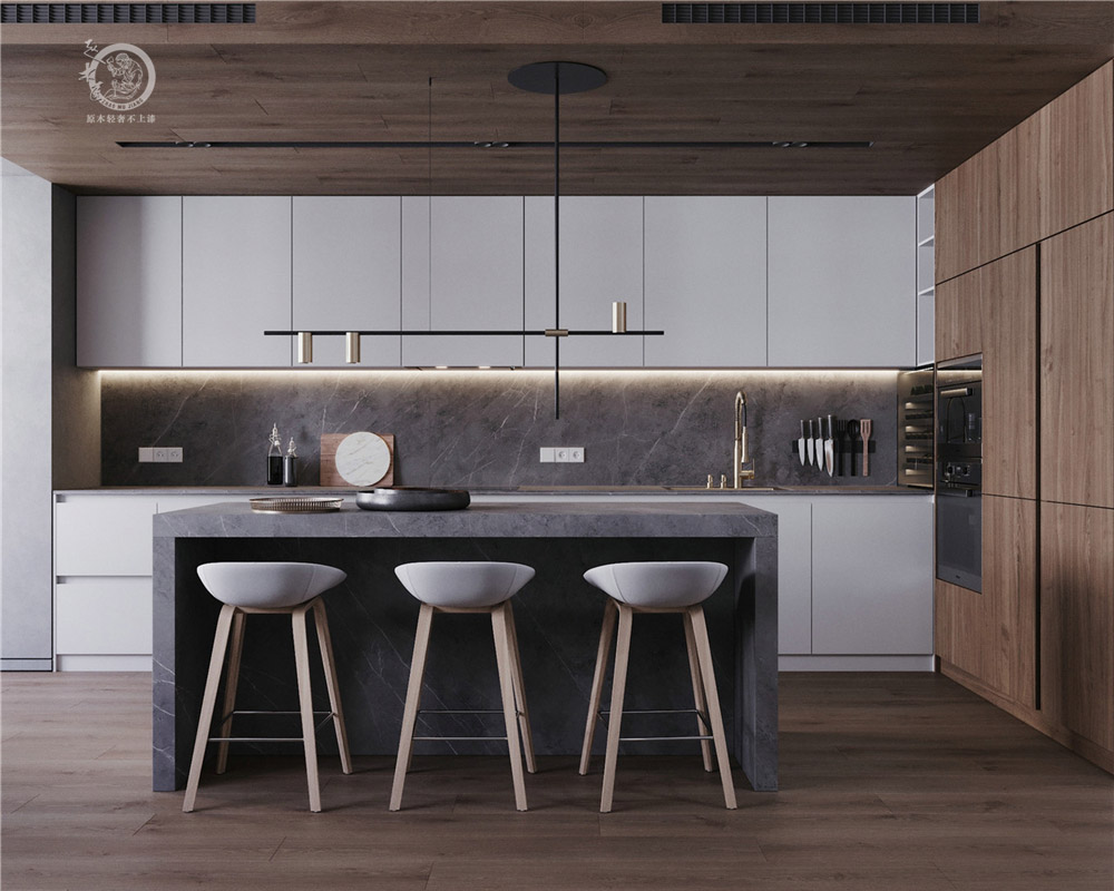 輕奢廚房定制